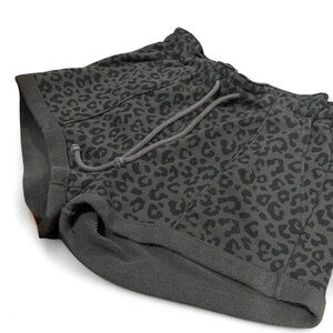 Abercrombie & Fitch Charcoal Patterned Sweat Shorts